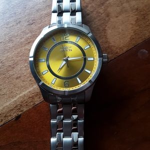 Invicta Watch-Yellow